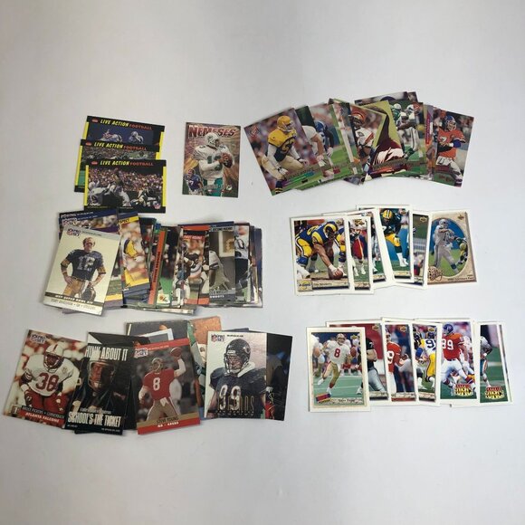 Lot of 116 Football Cards 1995 Topps 1991 NFL Pro Set 1992 Upper Deck - Picture 1 of 12
